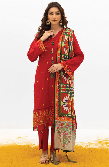Orient OTL 21 175 U Red Summer Spring Lawn 2022 Online Shopping